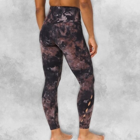 Lululemon Align High-Rise Pant Diamond Dye Seashell Smoky Topaz Graphite Grey 4 - Picture 2 of 6